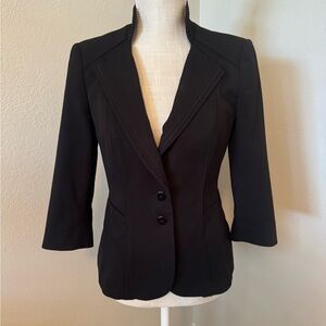 White House Black Market Black Blazer Sz 2
